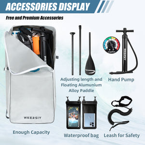 10′6′′ inflatable sup lightcyan accessories