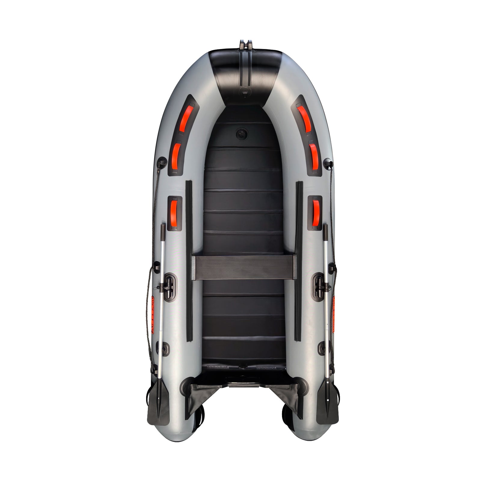 Wkersiy 330cm Inflatable Boat - 10'10" Carbon Fiber Bottom Plate Assembly-Free Portable Fishing Dinghy