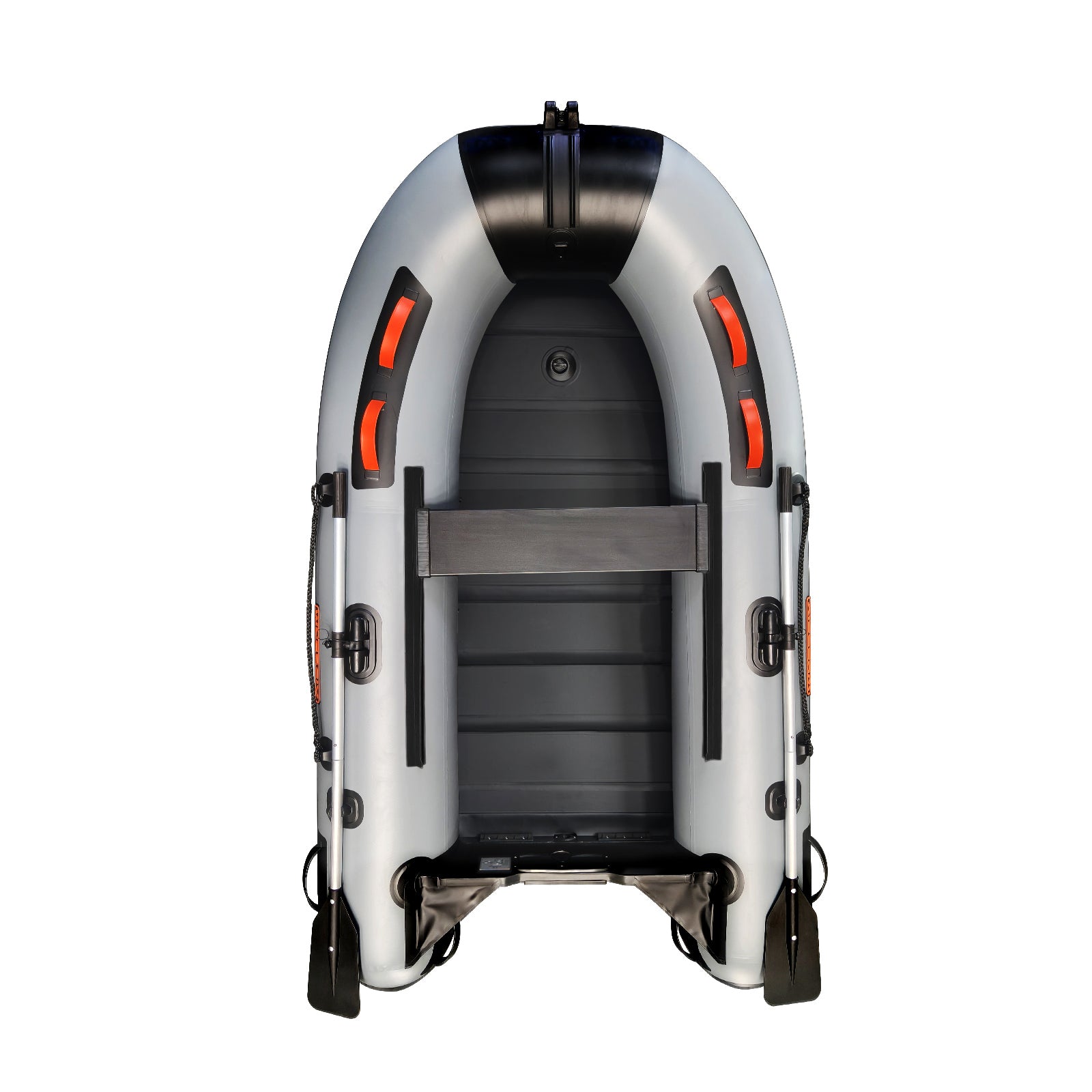 Wkersiy 270cm Inflatable Boat - 8'10" Carbon Fiber Bottom Plate Portable & Compact Storage Fishing Dinghy