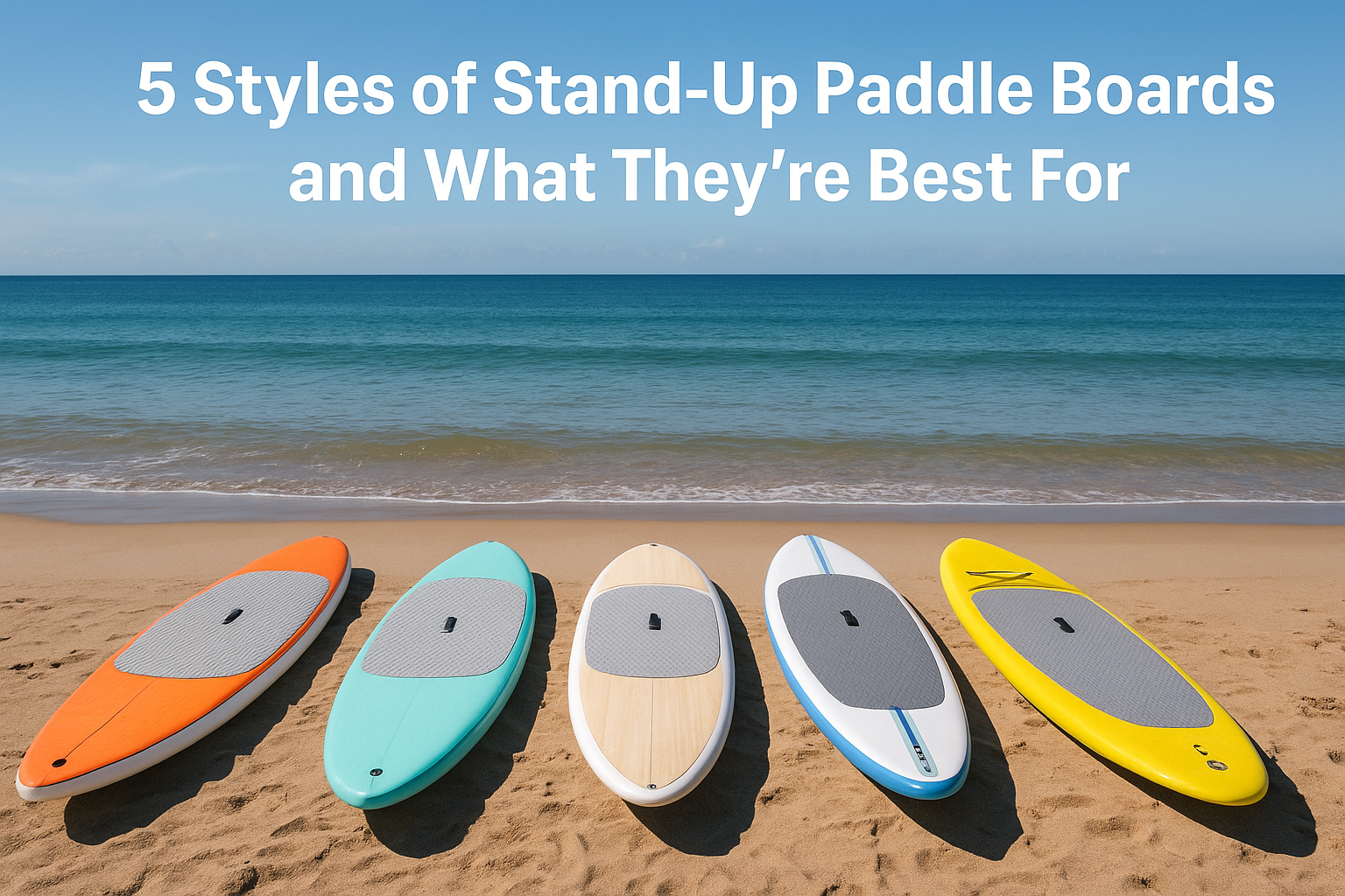 5 Types of Stand-Up Paddle Boards and What They're Best For | Wkersiy SUP Guide