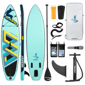 10′6′′ inflatable sup lightcyan all in package