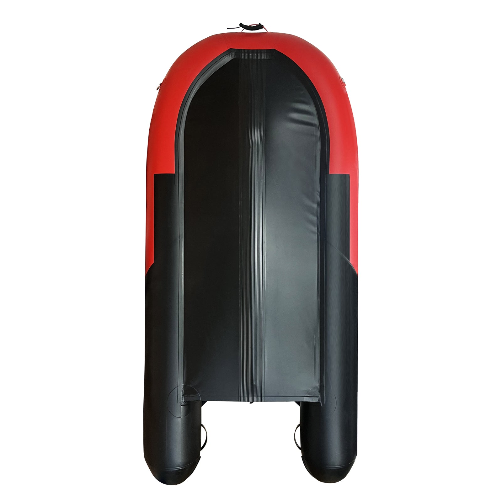 Wkersiy 360cm Inflatable Boat (Sport Red) - 0.9mm Heavy Duty PVC Fishing Boat with Aluminum Floor - 4 Adults + 1 Child - CE Certified