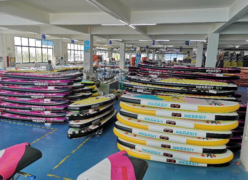 Wkersiy Inflatable Paddleboard factory workspace