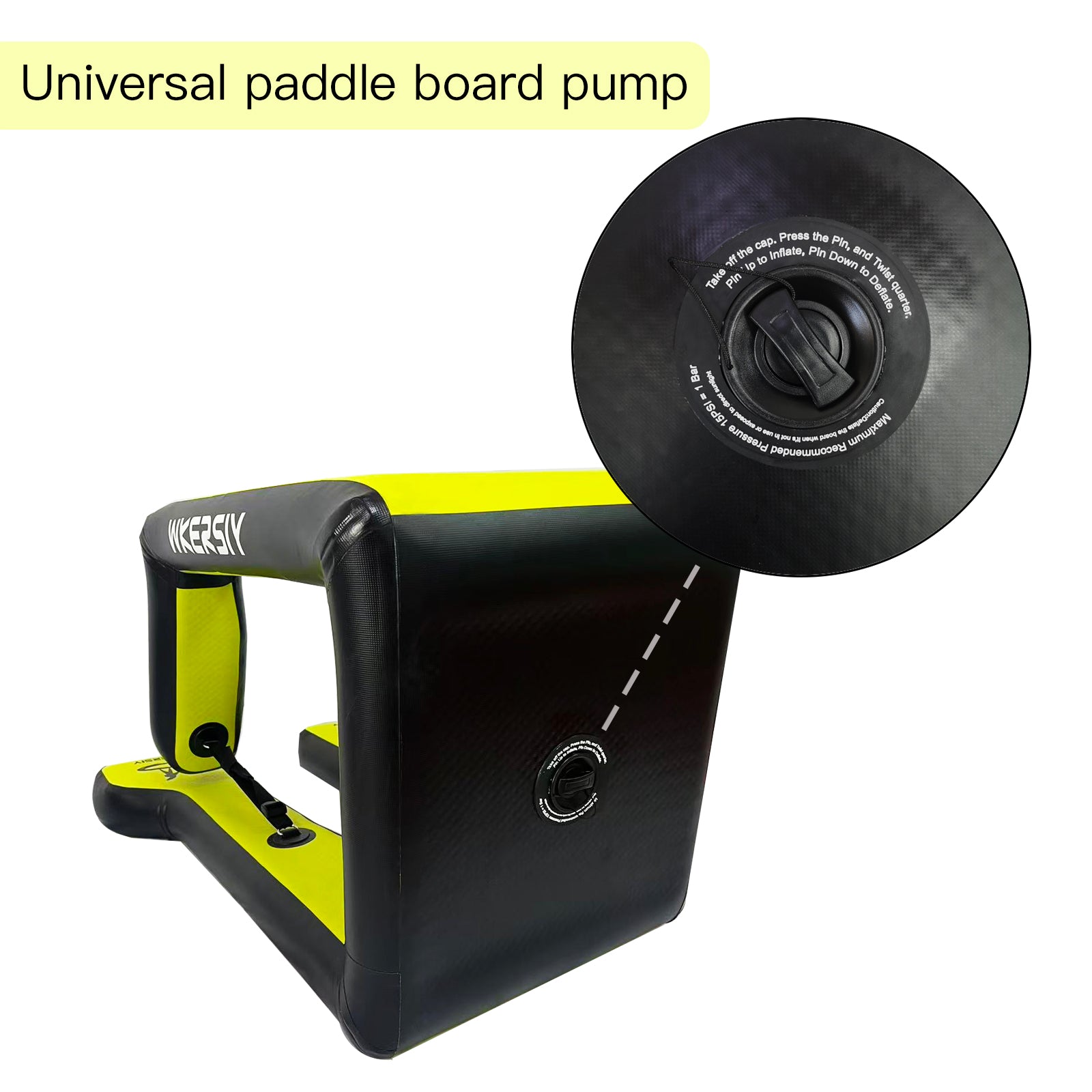 hydrofoil dockstarter platform yellow pump