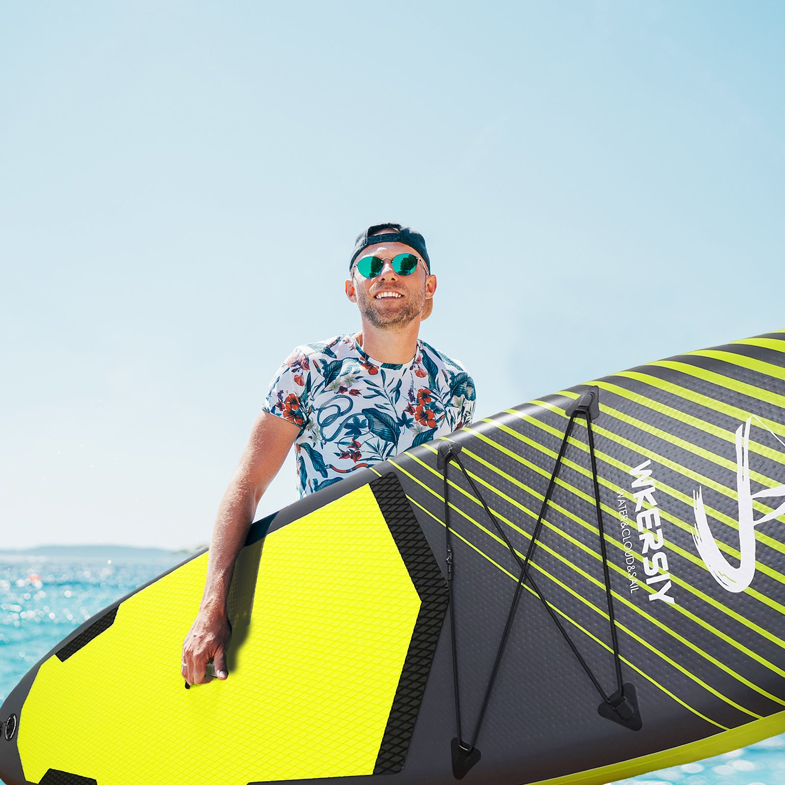 11ft Black Inflatable SUP Board | All-Water Performance Series
